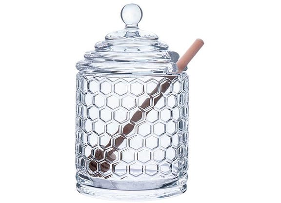 Meleira de Vidro Hauskraft Sweet com Colher 320ml