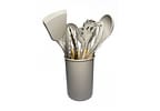 Conjunto de Utensílios de Silicone e Madeira Brinox Top Pratic Cousine 12 Peças