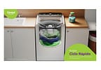 Lavadora de Roupas Consul 15kg Cesto Inox 12 Programas de Lavagem CWN15AB