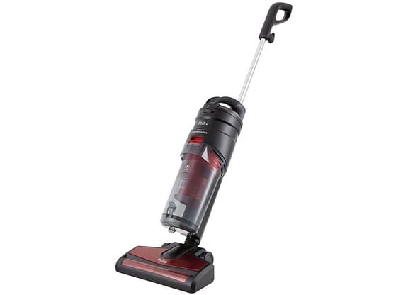 Aspirador de Pó Portátil e Vertical Philco Filtro - HEPA 2000W Power Clean PAS4000V Preto e Vermelho