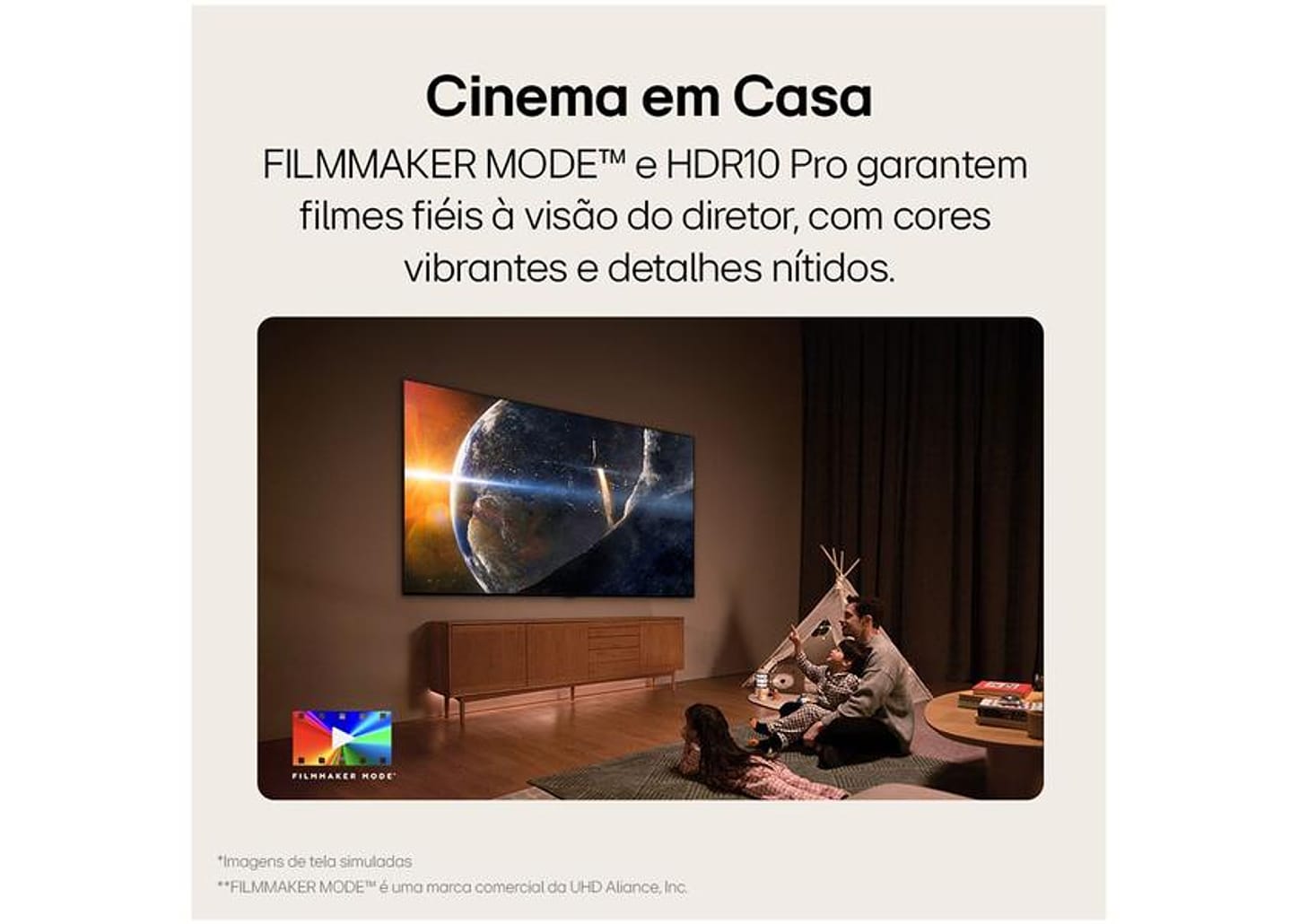 Smart TV 55" 4K UHD LCD LG 55UT8050PSA AI Processor Wi-Fi e Bluetooth 3 HDMI 2 USB