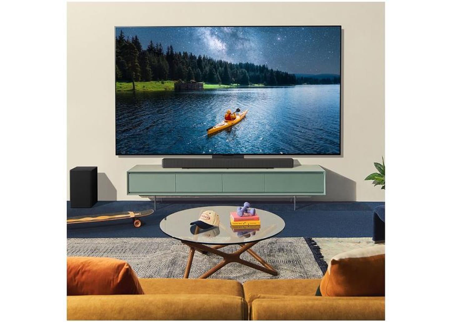 Smart TV 55" 4K UHD OLED LG OLED55C4PSA 120Hz AI Processor Wi-Fi e Bluetooth 4 HDMI 3 USB