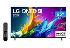 Smart TV 65" 4K UHD QNED LG Quantum Dot NanoCell 65QNED80TSA AI Processor Wi-Fi e Bluetooth 3 HDMI 2 USB