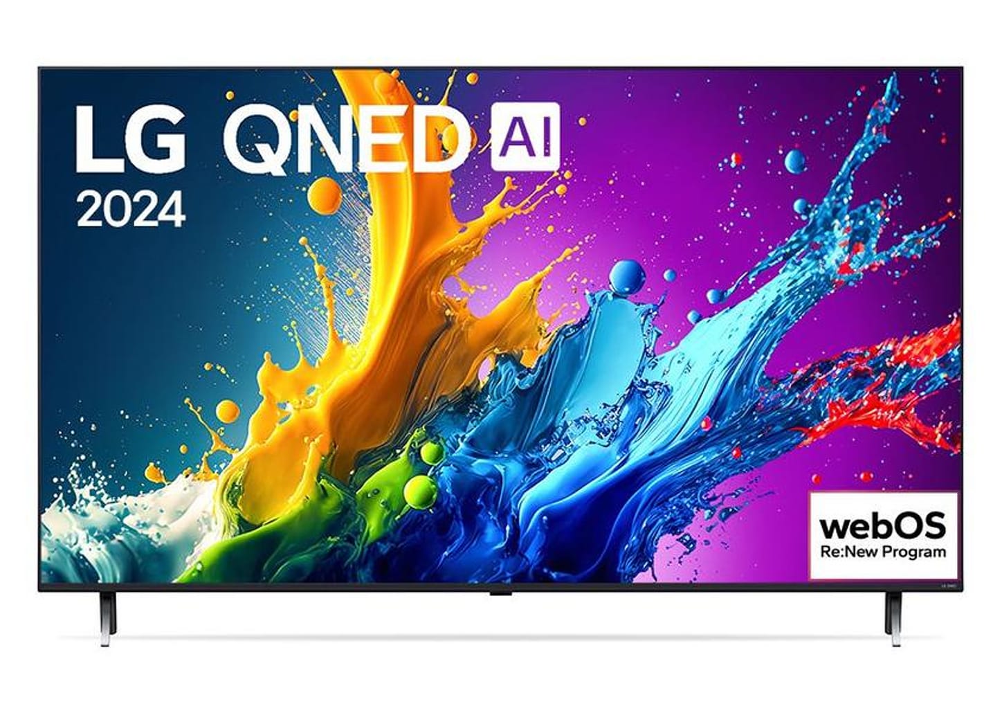 Smart TV 65" 4K UHD QNED LG Quantum Dot NanoCell 65QNED80TSA AI Processor Wi-Fi e Bluetooth 3 HDMI 2 USB