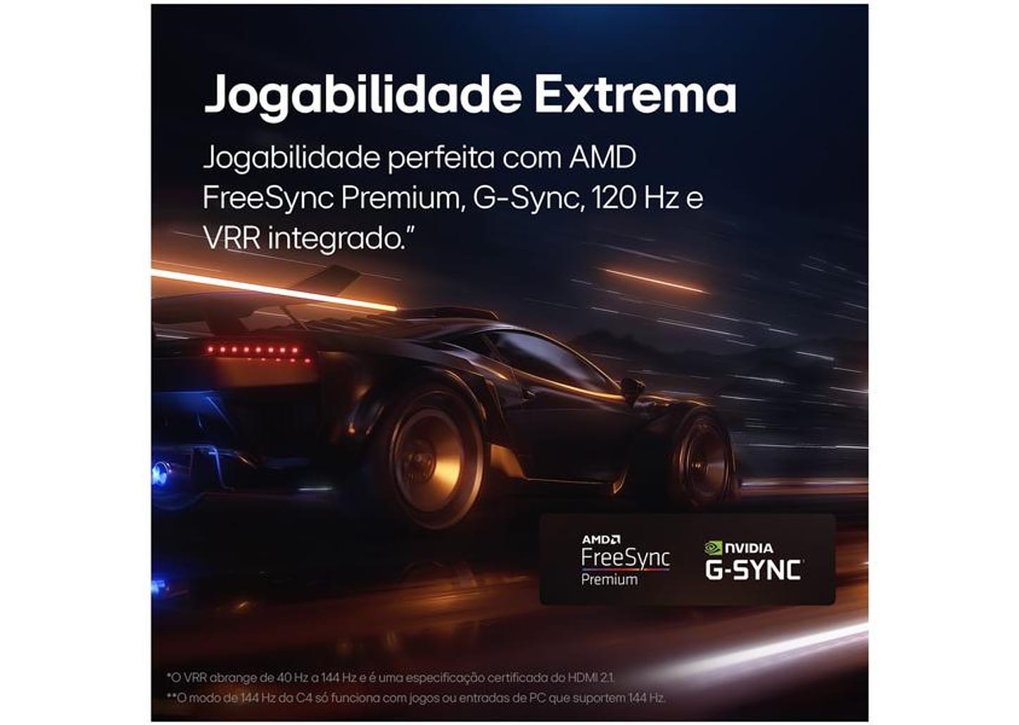 Smart TV 55" 4K UHD OLED LG OLED55C4PSA 120Hz AI Processor Wi-Fi e Bluetooth 4 HDMI 3 USB