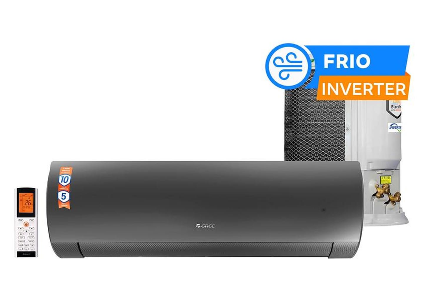 Ar-condicionado Split 18.000 BTUs Gree Inverter Frio Auto Inverter G-Diamond