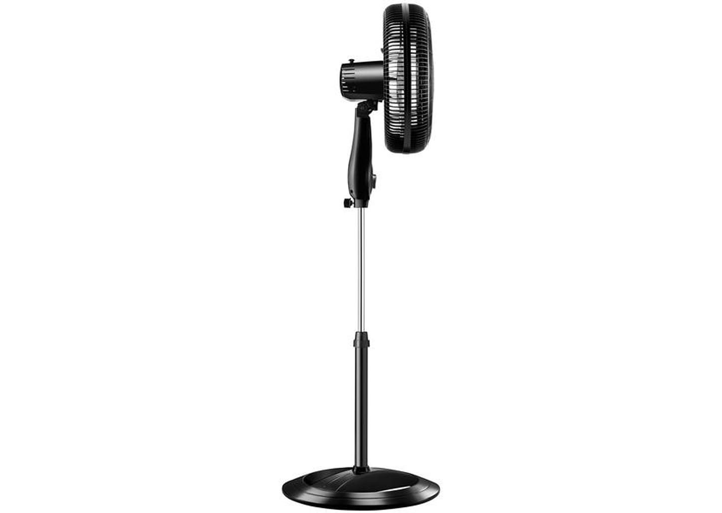 Ventilador de Coluna Mondial Turbo NVT-40C-8P-B 40cm 8 Pás 3 Velocidades Preto e Prata