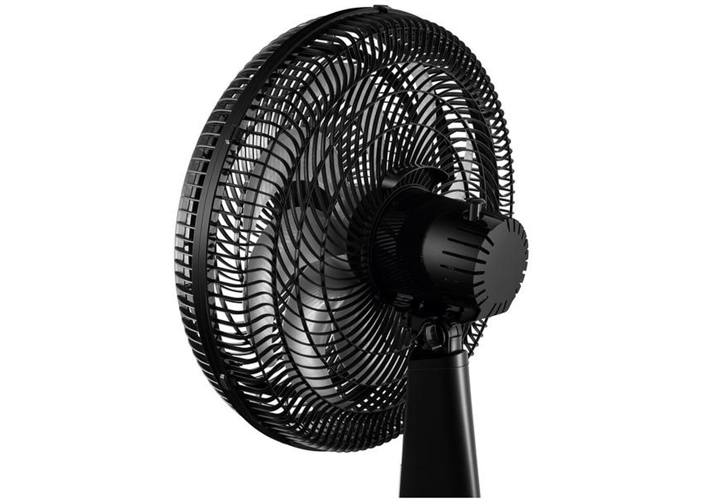 Ventilador de Coluna Mondial Turbo NVT-40C-8P-B 40cm 8 Pás 3 Velocidades Preto e Prata