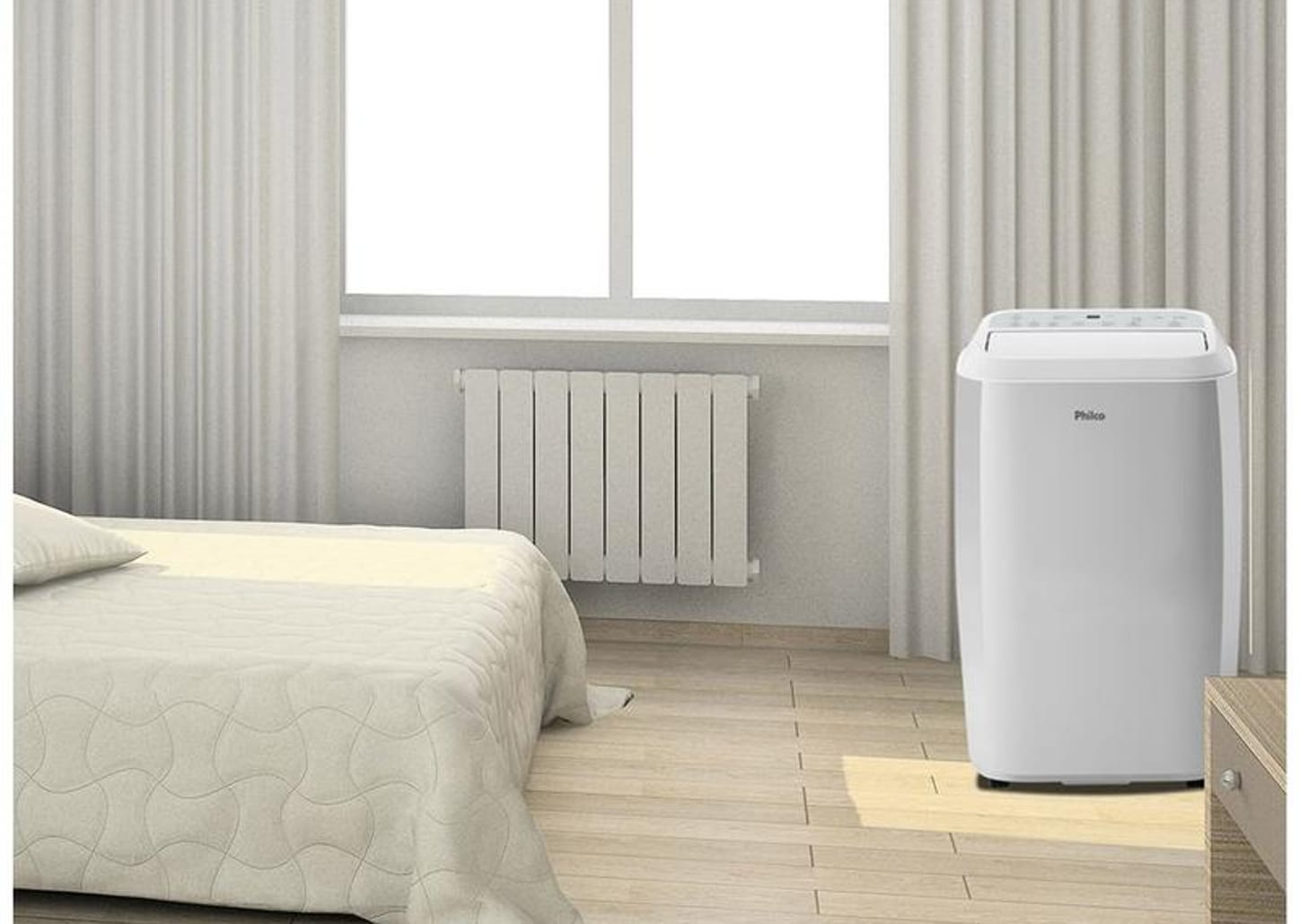 Ar-condicionado Portátil 12.000 BTUs Philco Quente e Frio PAC12000QF5