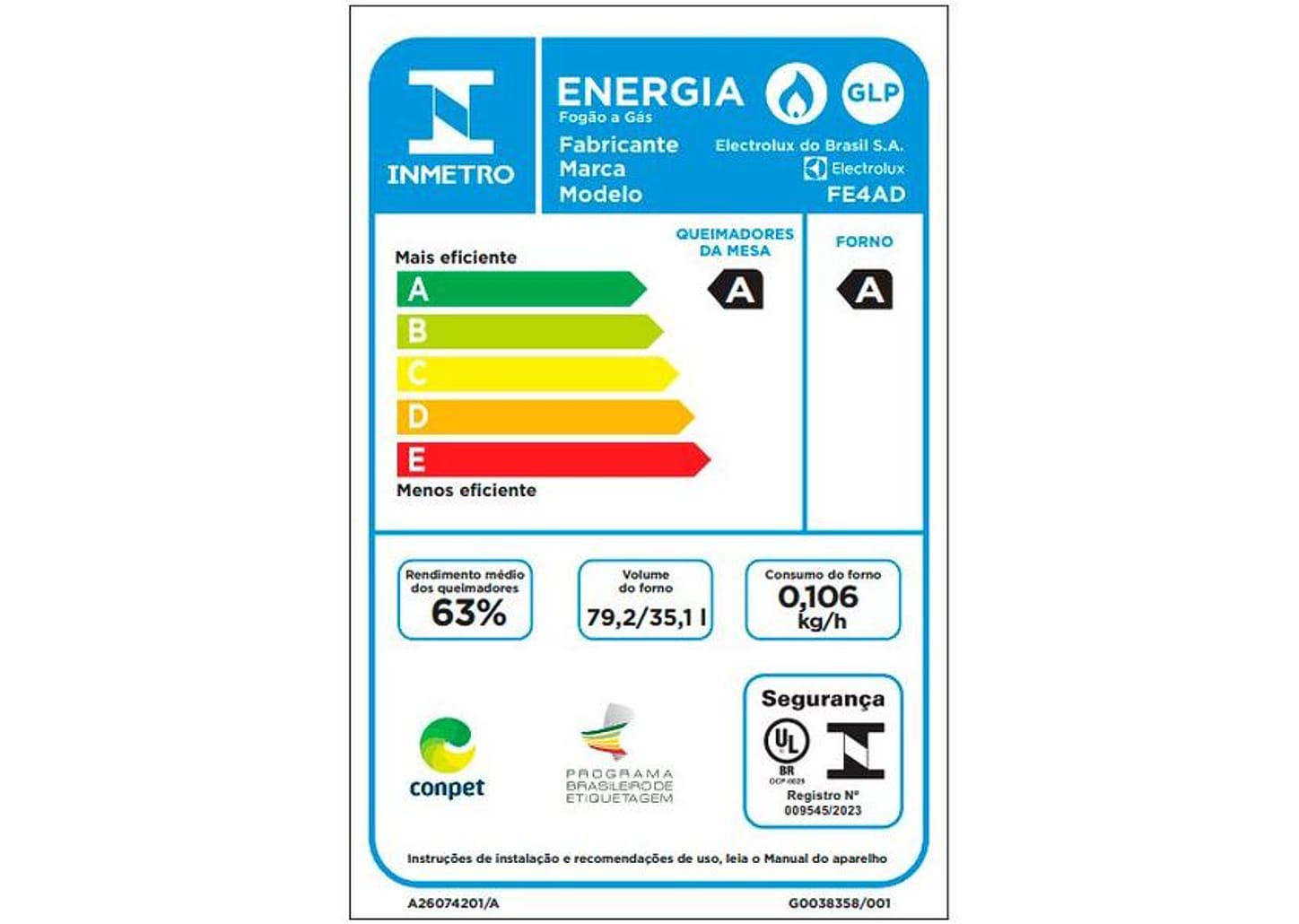 Fogão 4 Bocas Electrolux Cinza Duplo Forno Acendimento Superautomático Expert FE4AD