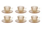 Jogo de Xícaras de Café 90ml Hauskraft Graffiato 6 Peças