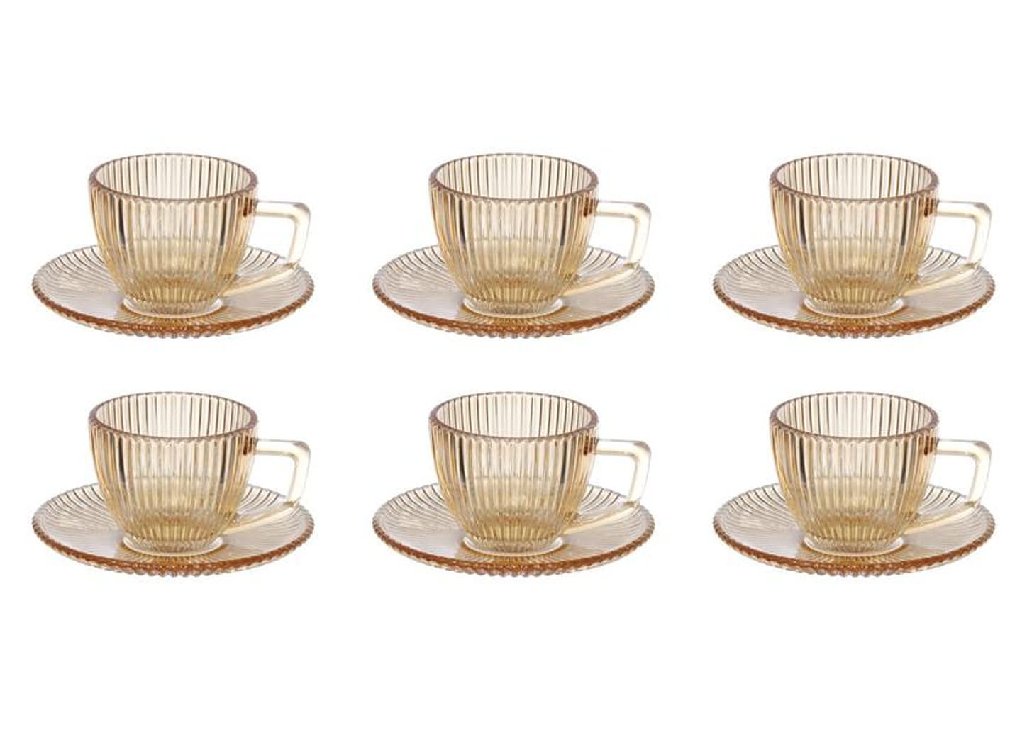 Jogo de Xícaras de Café 90ml Hauskraft Graffiato 6 Peças