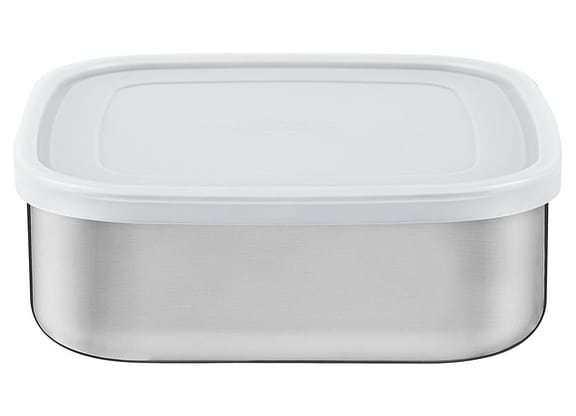 Pote Inox Tramontina com Tampa Quadrado 1,2L