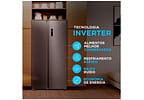 Geladeira/Refrigerador Midea Smart Degelo Automático Side by Side Cinza 511L MDRS710FGD46