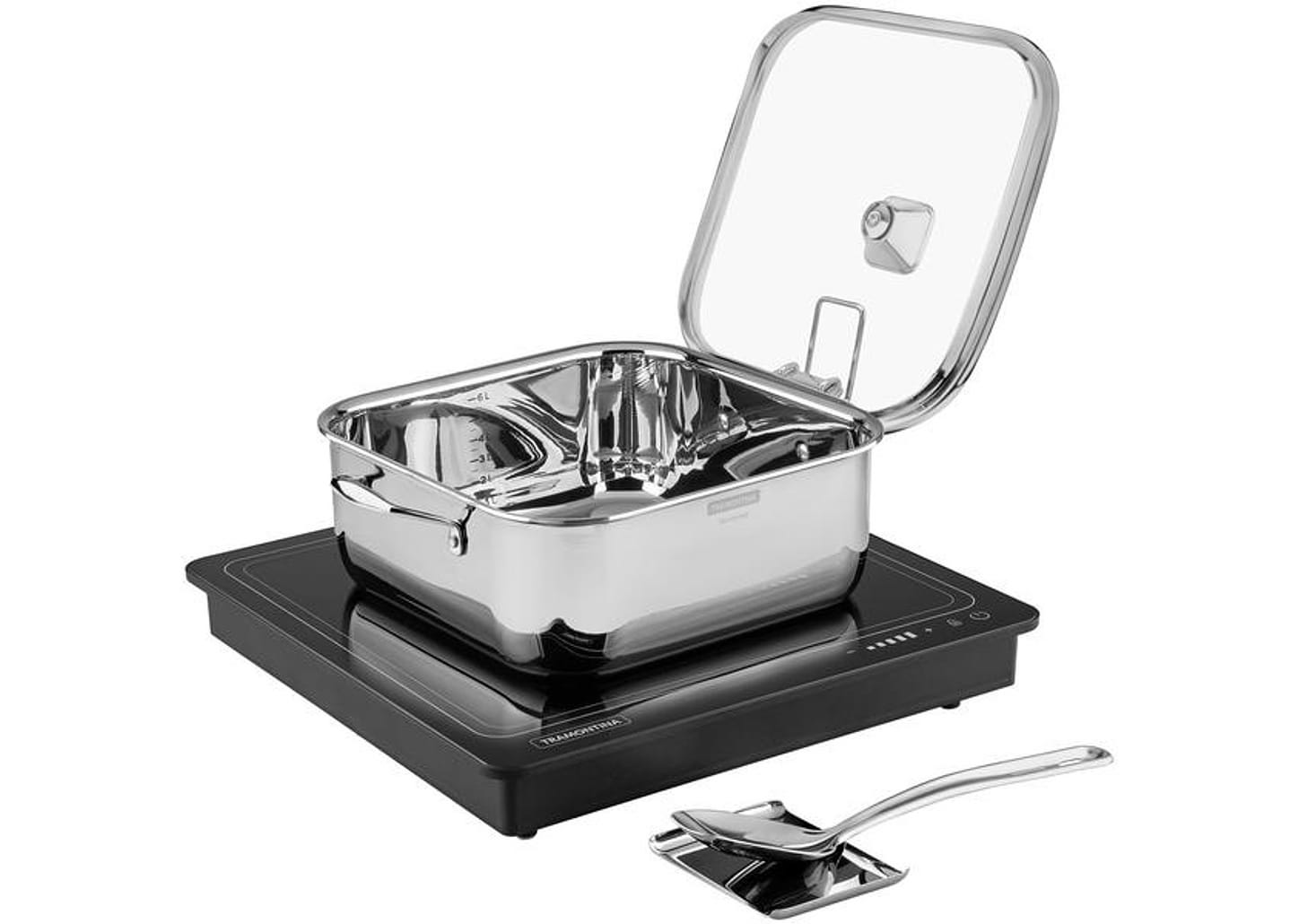 Rechaud Elétrico Inox 7,3L Tramontina 64039420 4 Peças