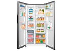 Geladeira/Refrigerador Midea Smart Degelo Automático Side by Side Cinza 511L MDRS710FGD46