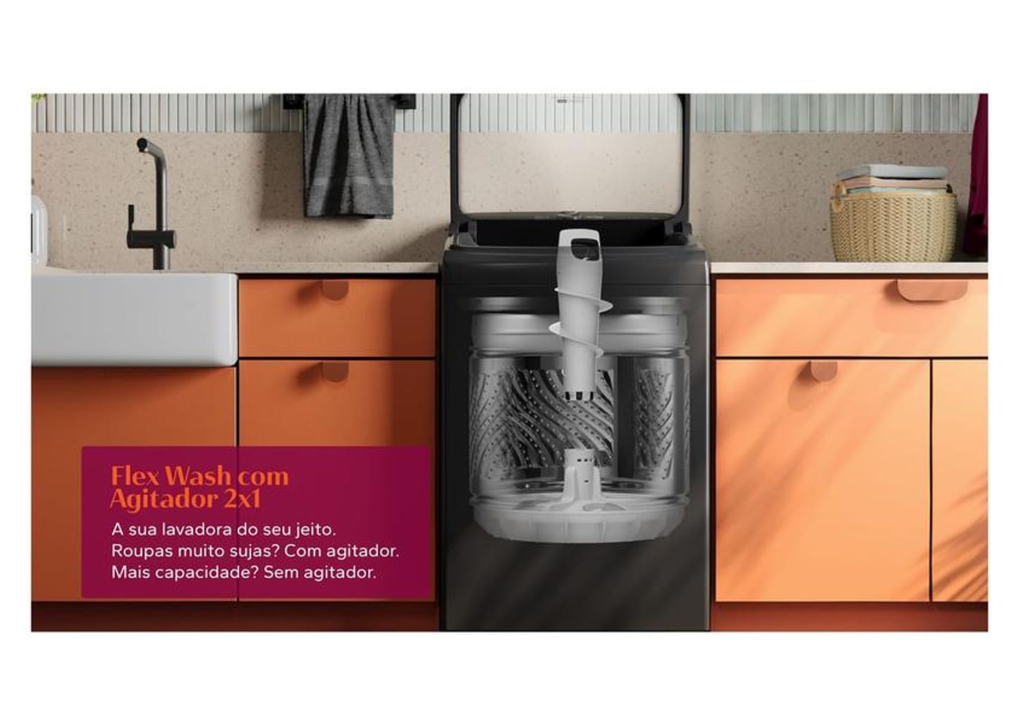 Lavadora de Roupas Automática Brastemp 16kg - Cesto Inox 12 Programas de Lavagem BWY16A9