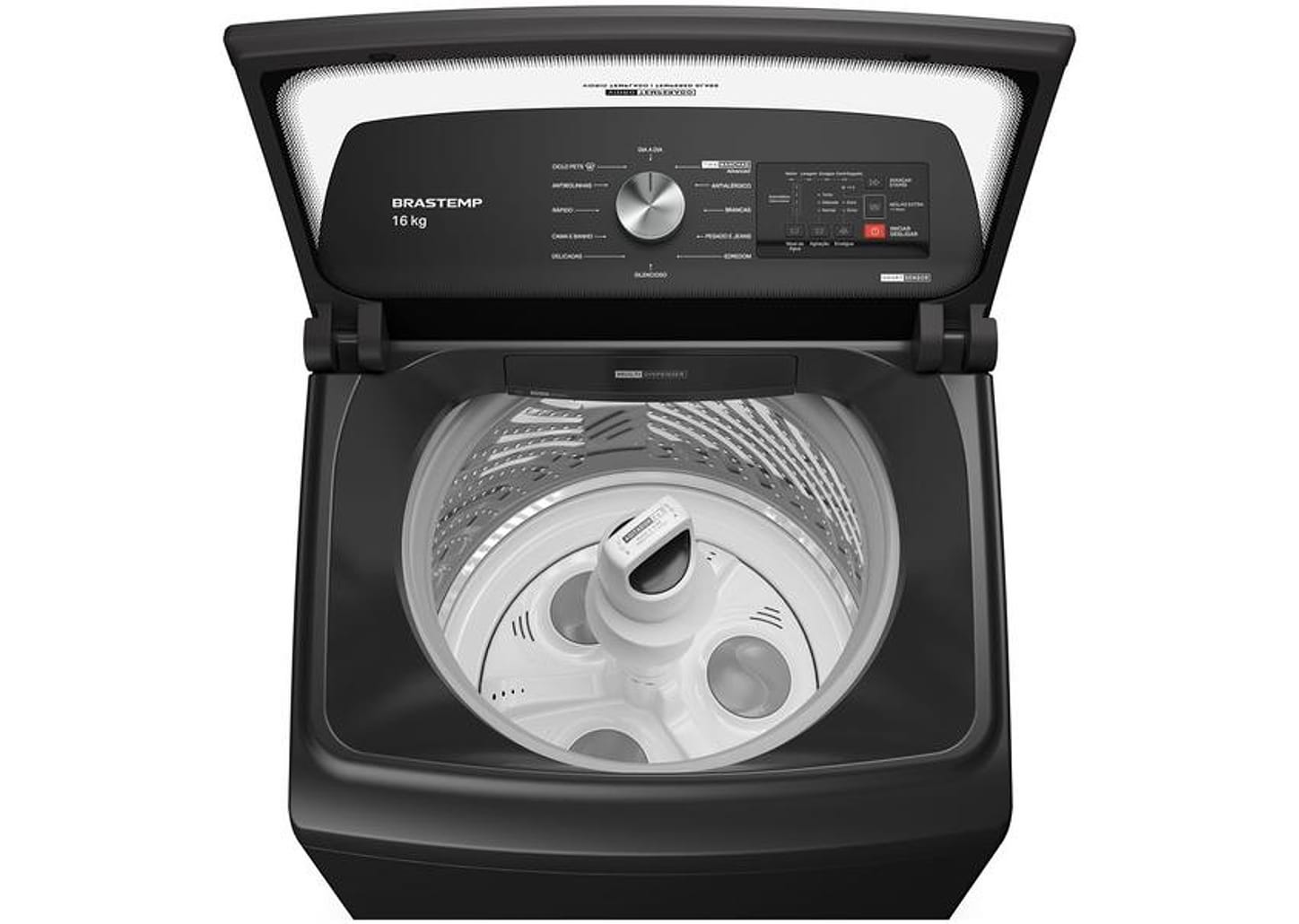Lavadora de Roupas Automática Brastemp 16kg - Cesto Inox 12 Programas de Lavagem BWY16A9