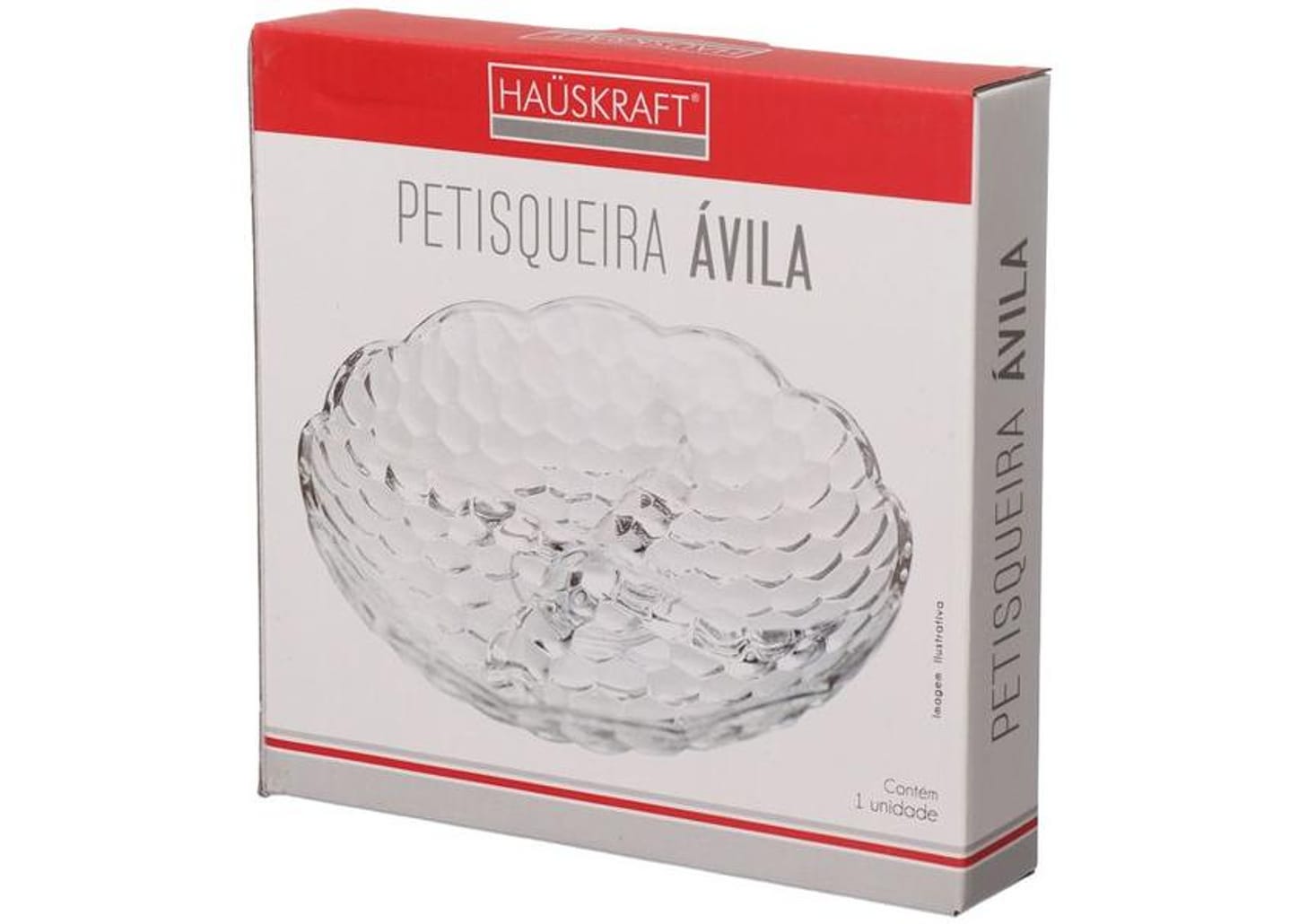 Petisqueira de Vidro Redonda Hauskraft Ávila