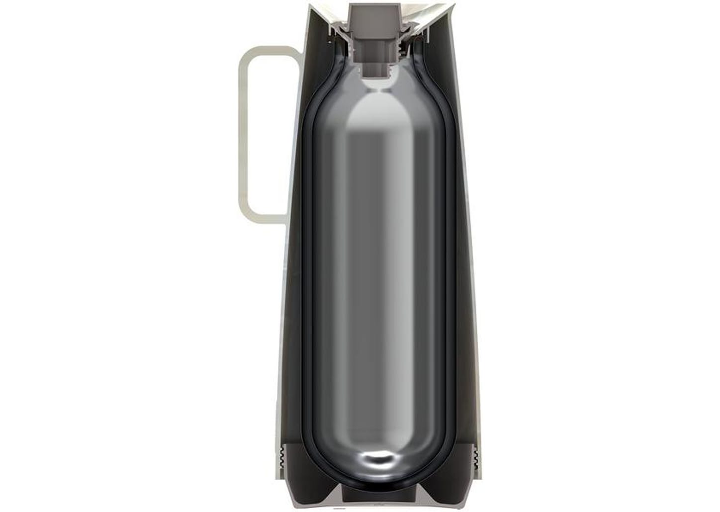 Bule de Chá e Café Térmico de Plástico Creme 1L Tramontina Exata