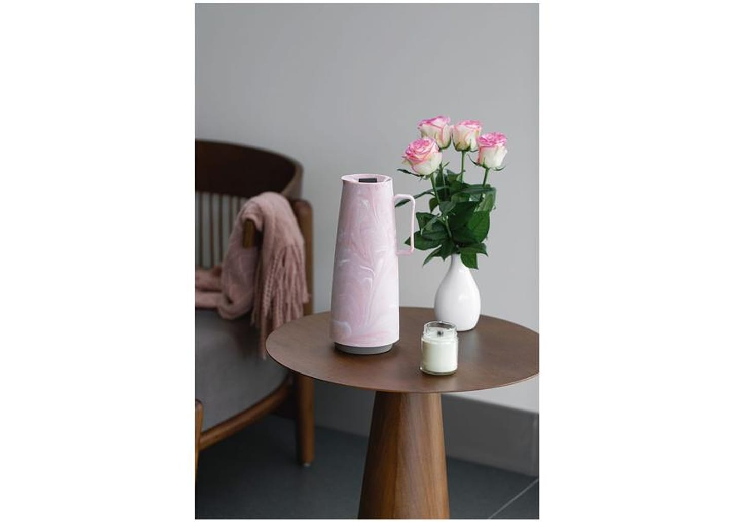 Bule de Chá e Café de Polipropileno Rosa 1L Tramontina Exata