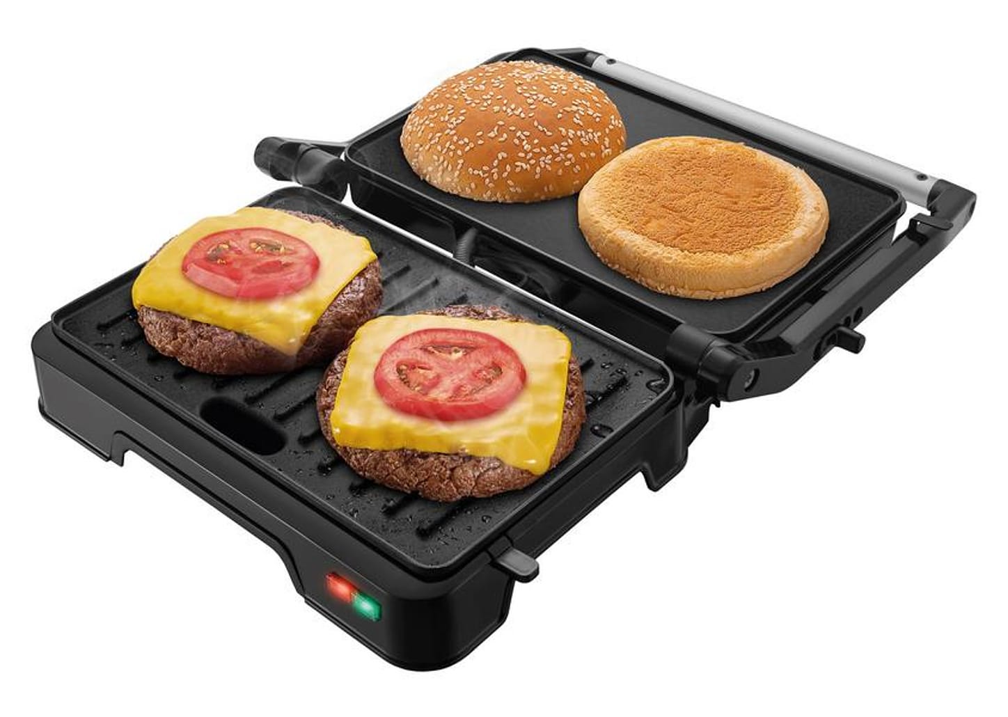 Grill Mondial PG-01-180 Master Press Duo 3 em 1 Retangular com Chapa 1000W