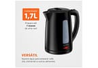 Chaleira Elétrica Mondial Pratic Hot CE-17 Preta 1,7L