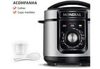 Panela de Pressão Elétrica 5L Mondial Pratic Cook PE-48-5L-I