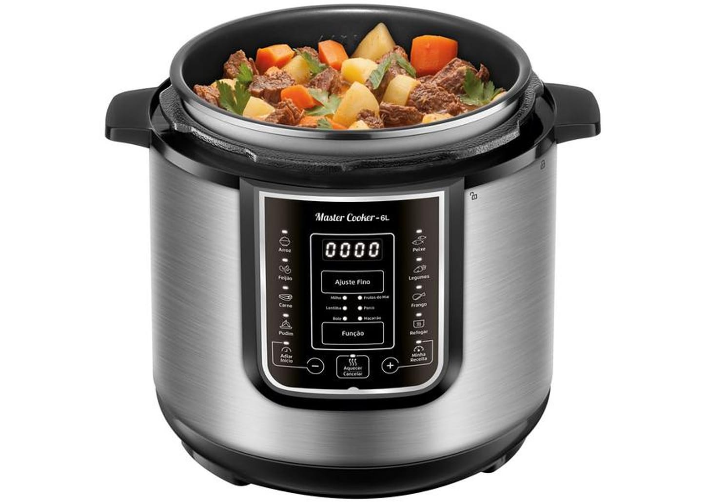 Panela de Pressão Elétrica 6L Mondial Digital Master Cooker PE-60-6L-I