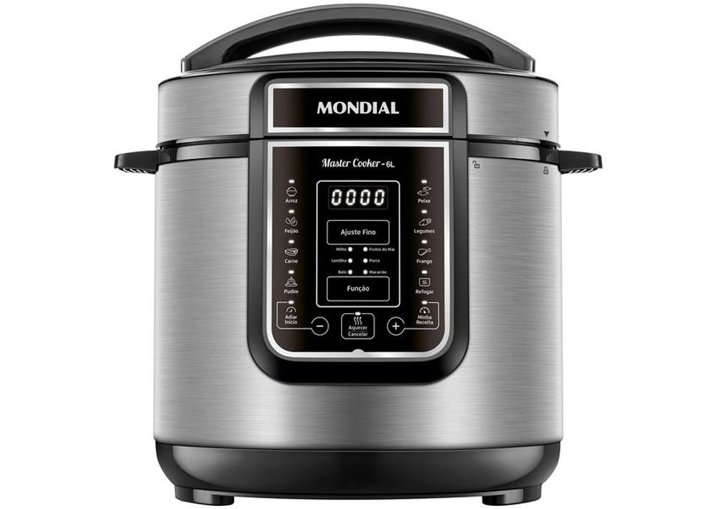 Panela de Pressão Elétrica 6L Mondial Digital Master Cooker PE-60-6L-I
