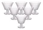 Jogo de Taças de Vidro para Sobremesa Transparente 150ml 6 Peças Haus Concept Lótus