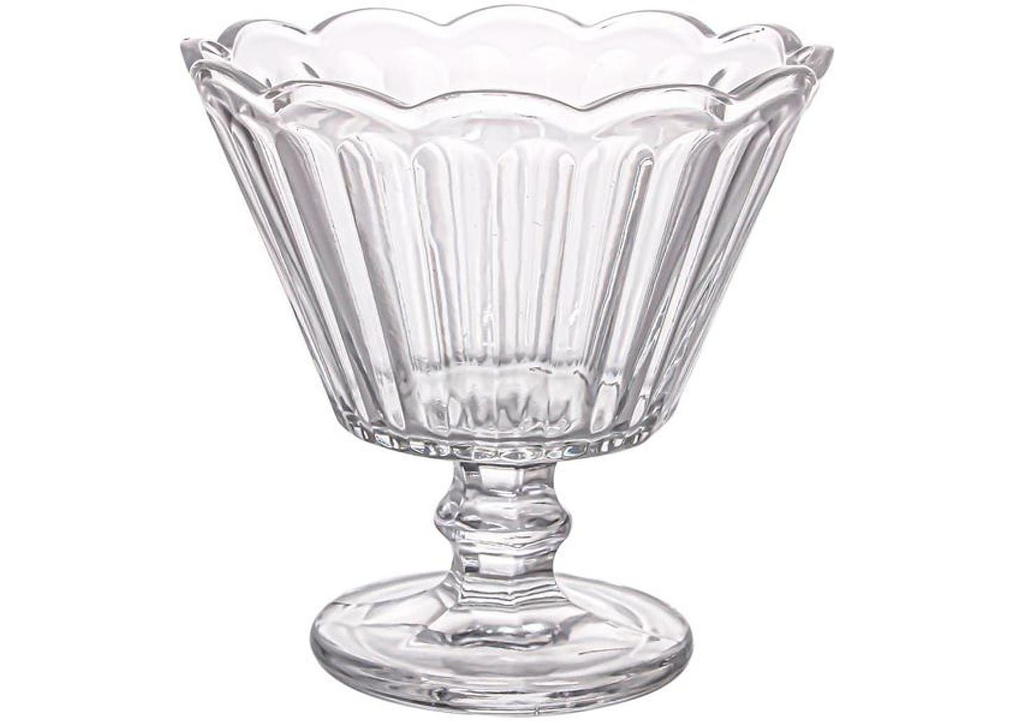 Jogo de Taças de Vidro para Sobremesa Transparente 150ml 6 Peças Haus Concept Lótus