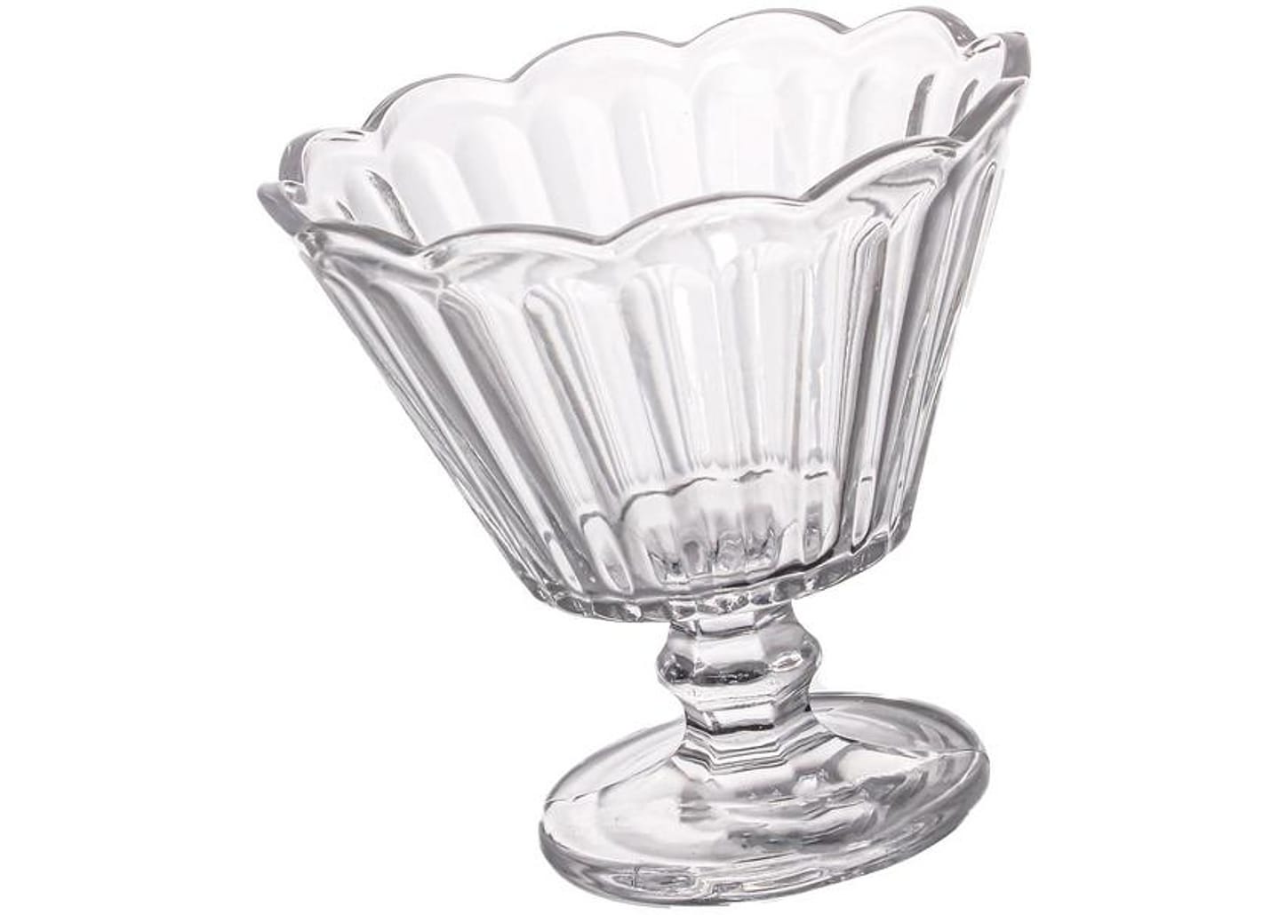 Jogo de Taças de Vidro para Sobremesa Transparente 150ml 6 Peças Haus Concept Lótus