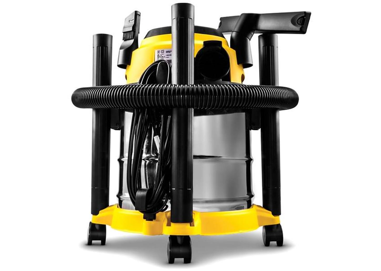 Aspirador de Pó e Água 3 em 1 Kärcher com Filtro HEPA 1700W WDL 1S Amarelo