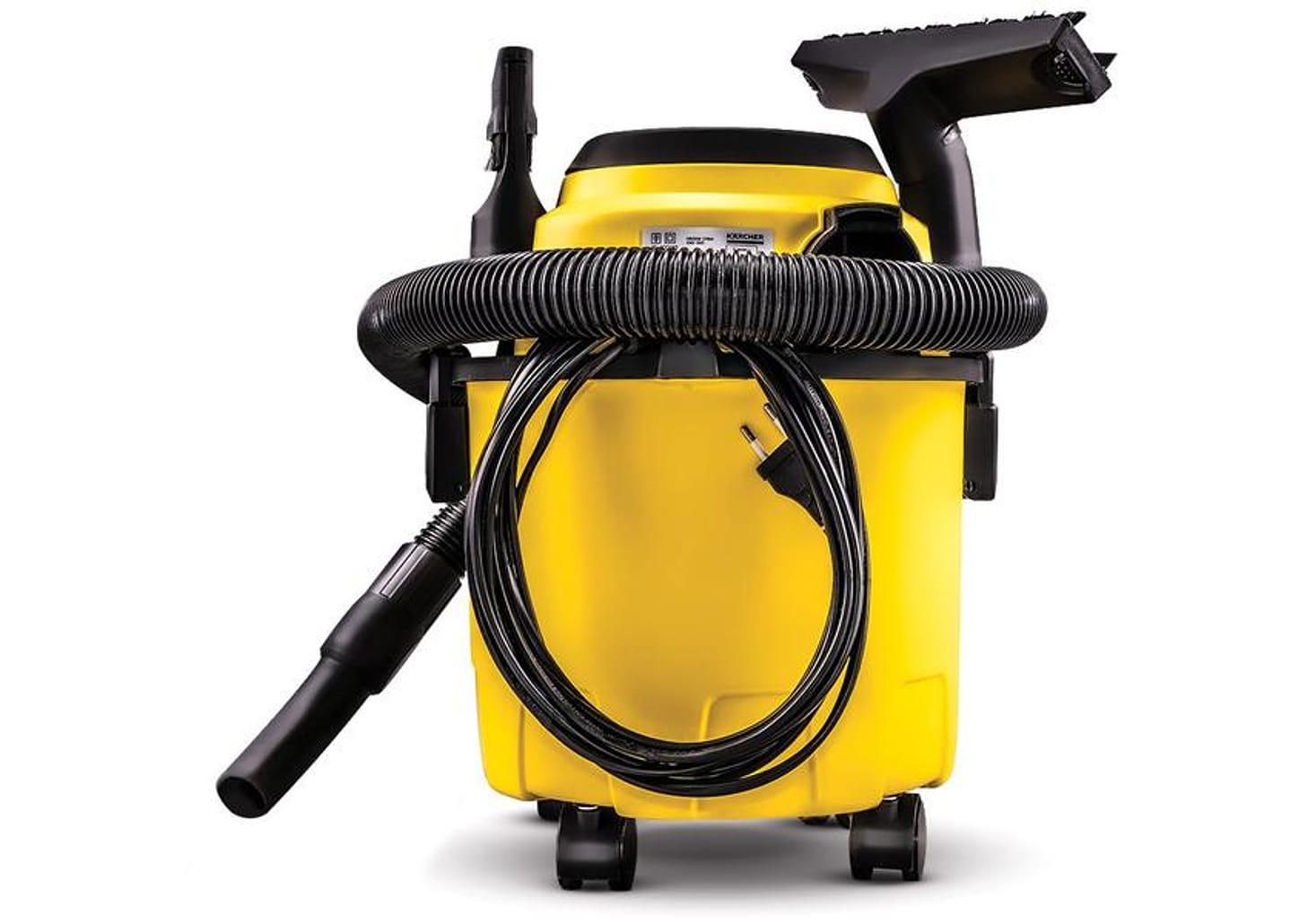 Aspirador de Pó e Água 3 em 1 Kärcher 1500W WDL 1 Amarelo