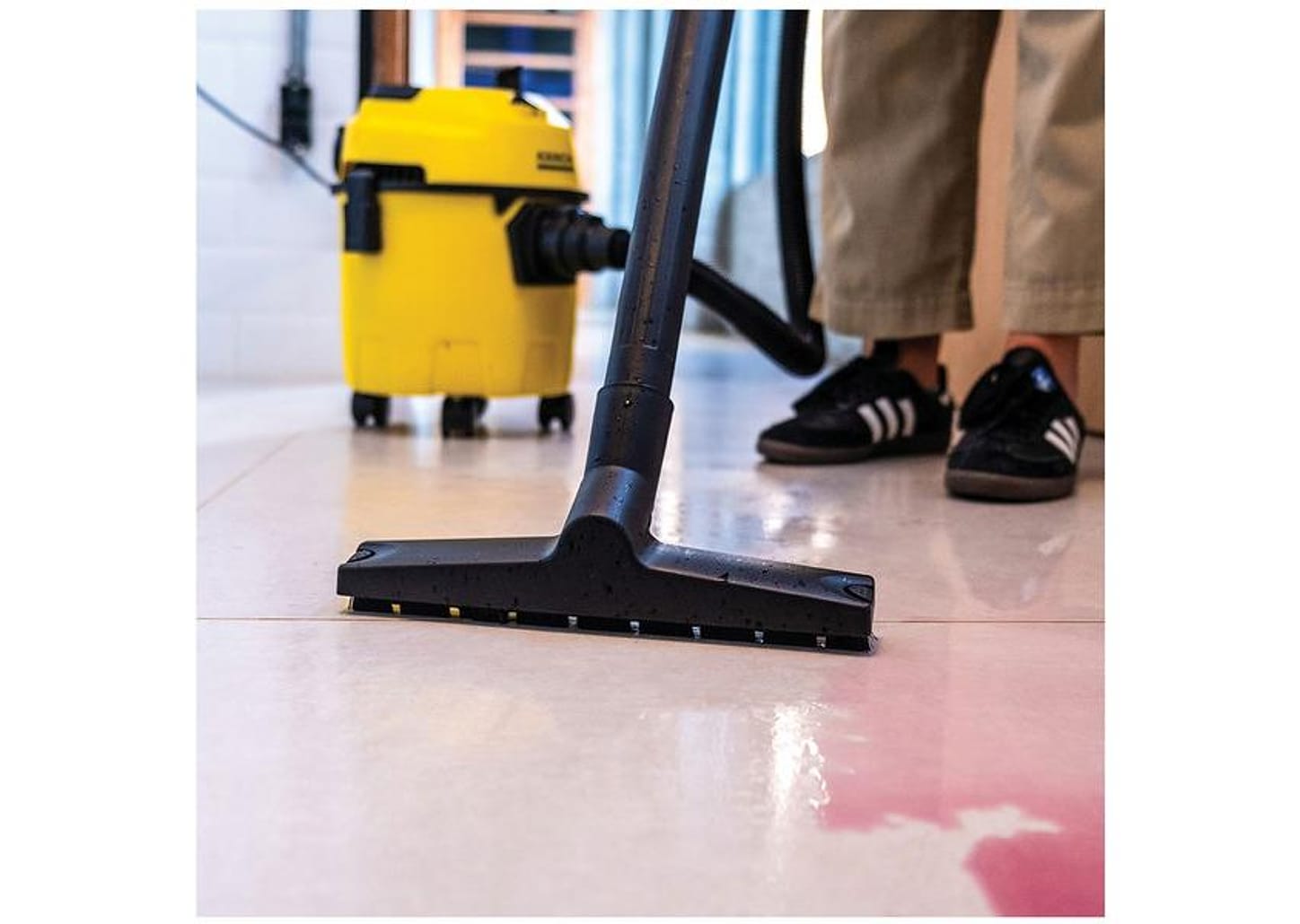 Aspirador de Pó e Água 3 em 1 Kärcher 1500W WDL 1 Amarelo