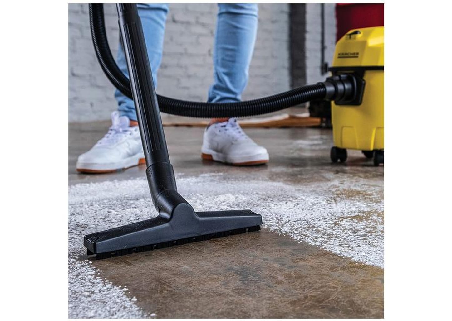 Aspirador de Pó e Água 3 em 1 Kärcher 1500W WDL 1 Amarelo