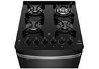 Fogão 4 Bocas de Piso Electrolux Mesa de Vidro - Preto com Grill Acendimento Automático FE4CP