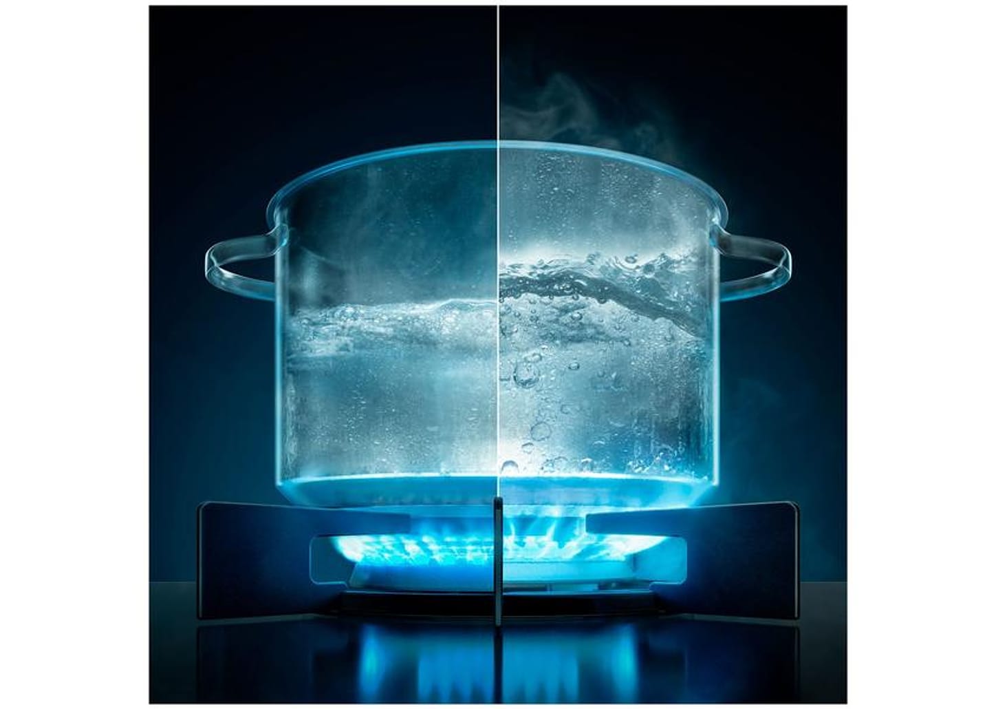 Fogão 4 Bocas de Piso Electrolux Mesa de Vidro - Preto com Grill Acendimento Automático FE4CP