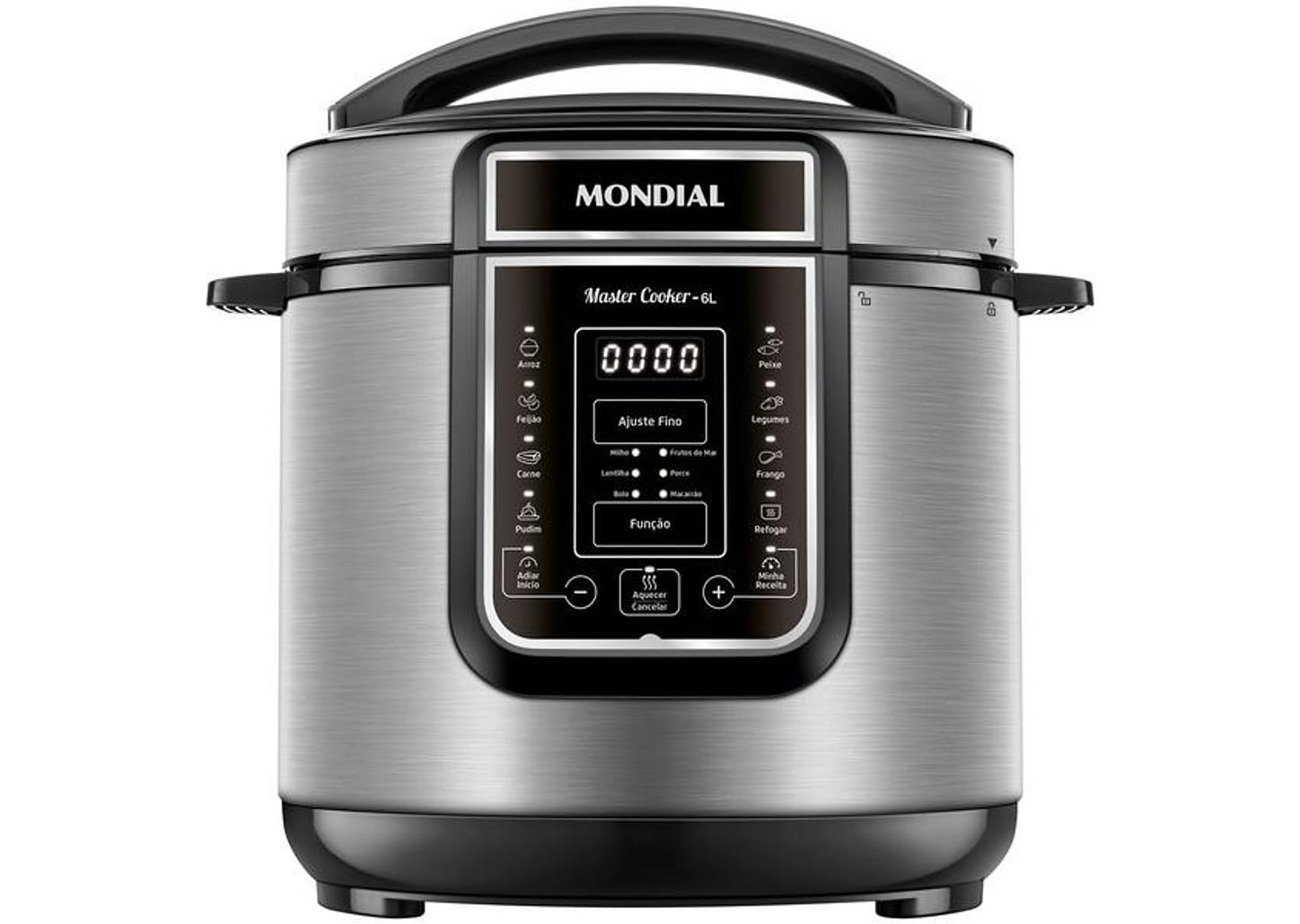 Panela de Pressão Elétrica 6L Mondial Digital Master Cooker PE-60-6L-I