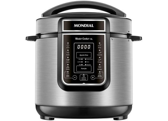 Panela de Pressão Elétrica 6L Mondial Digital Master Cooker PE-60-6L-I