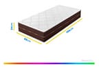 Colchão Solteiro Prorelax de Espuma D-65 24x88x188cm Diplomata