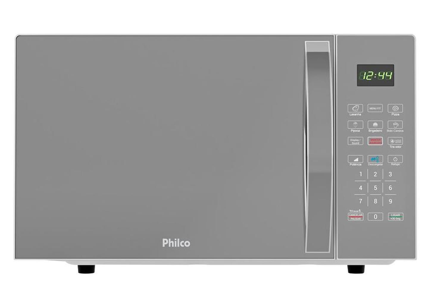 Micro-ondas Philco 33L Prata Espelhado PMO38S
