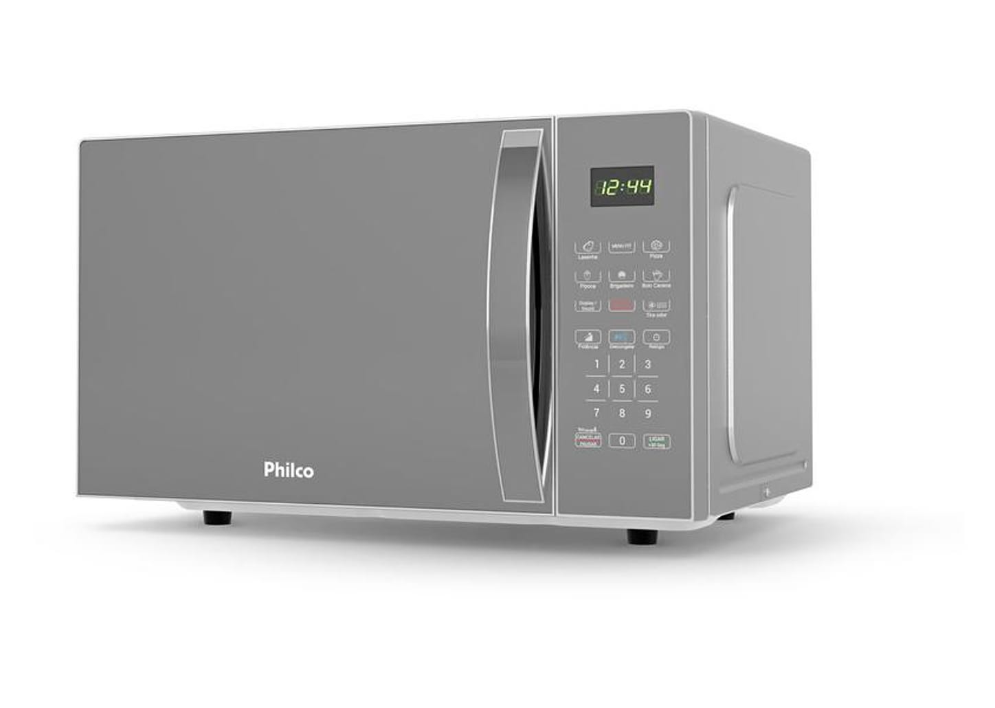 Micro-ondas Philco 25L Prata Espelhado PMO28S