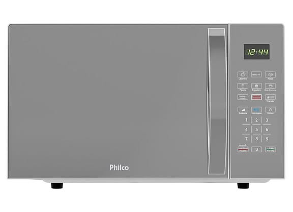 Micro-ondas Philco 25L Prata Espelhado PMO28S