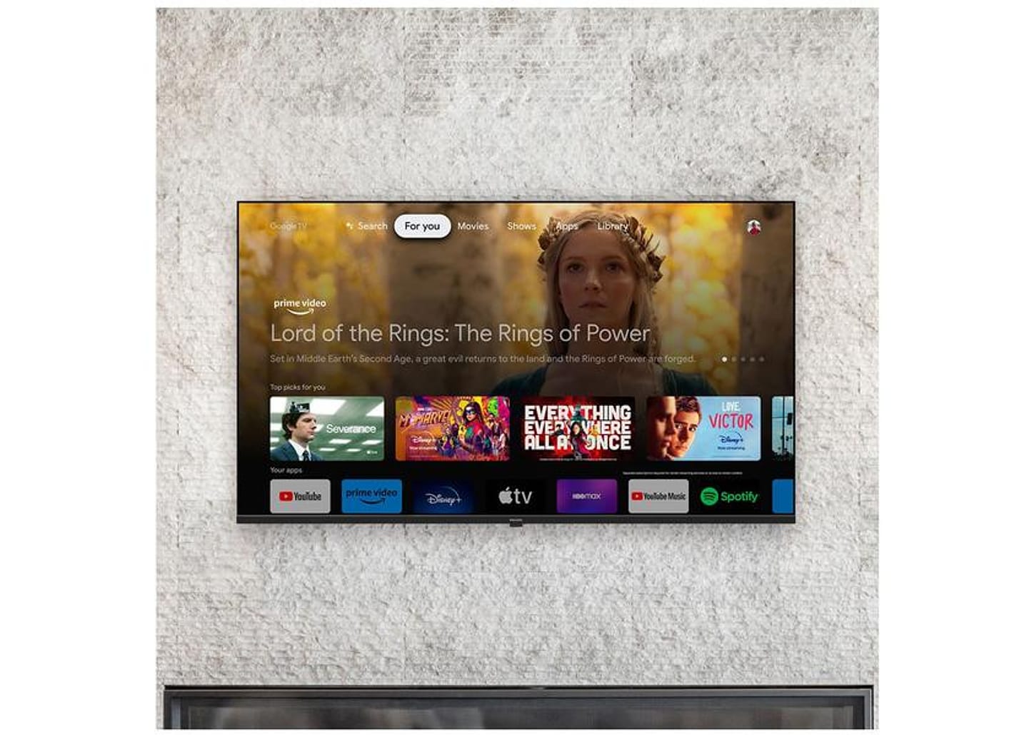 Smart TV 58" 4K UHD D-LED Philips Série 7019 58PUG7019/78 Wi-Fi Bluetooth Google Assistente 3 HDMI 2 USB