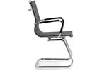 Cadeira Escritório Interlocutor Esteirinha Fixa Preta EST-FX1 Otello