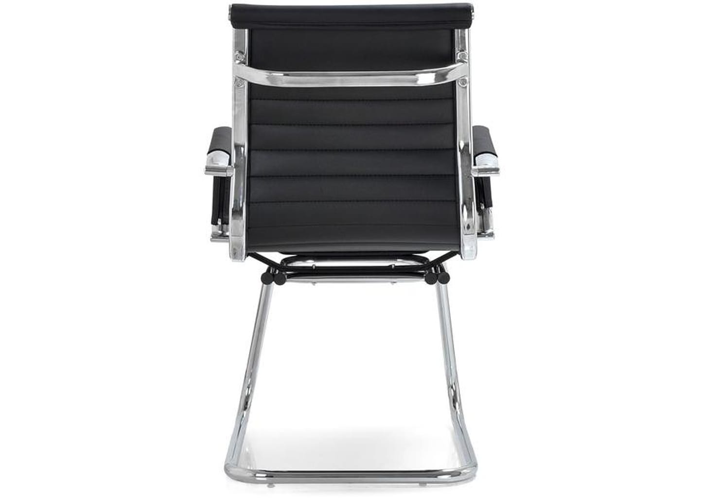 Cadeira Escritório Interlocutor Esteirinha Fixa Preta EST-FX1 Otello