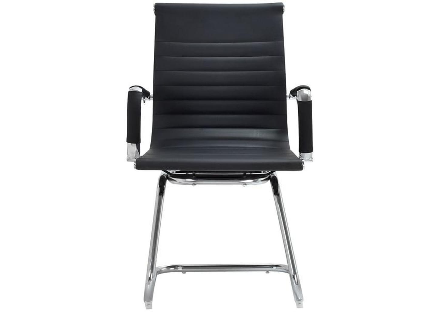 Cadeira Escritório Interlocutor Esteirinha Fixa Preta EST-FX1 Otello