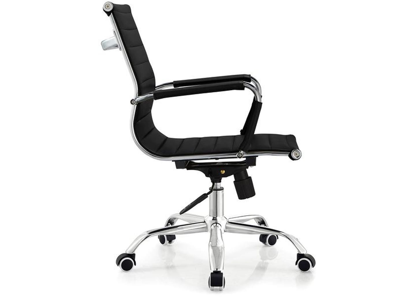 Cadeira de Escritório Diretor Esteirinha Giratória Preta EST-DR1 Otello